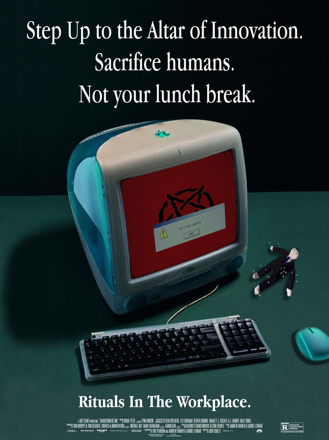 &quot;Rituals In The Workplace&quot; - movie poster design for concept of a reimagined The Cabin In The Woods